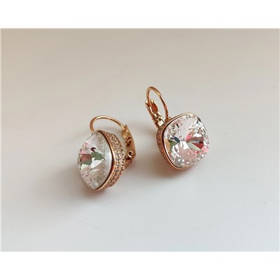 Серьги с кристаллами Swarovski