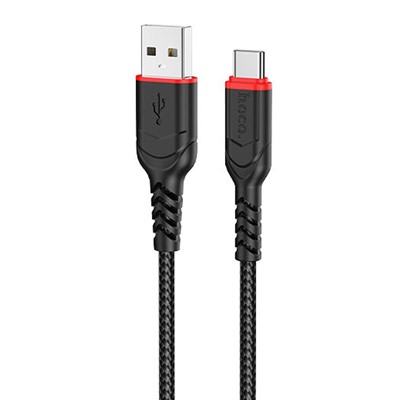 Кабель USB - Type-C Hoco X59 Victory PD 15W 100см 3A  (black)