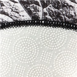 Коврик для ванной «Этель» Natural print, 57×57±2 см, велюр