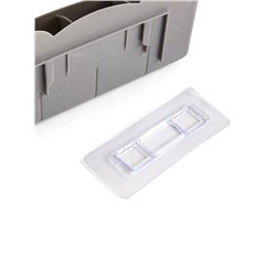 Подставка для зонтов, пластик, 23.5×7.5×11 см, серая