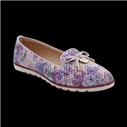 Женские балетки 721-04 фиолетовые