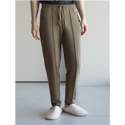Брюки джоггеры на резинке из премиального футера двухнитки