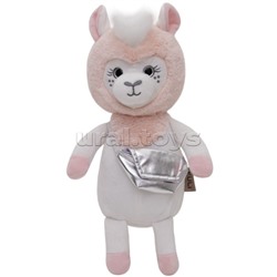 Лама Луна (розовый), 25см