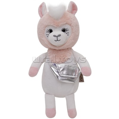 Лама Луна (розовый), 25см