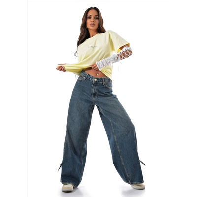 Женские джинсы широкие CRACPOT