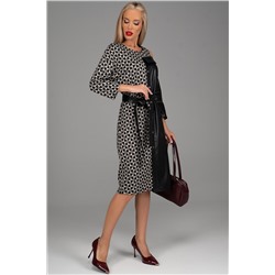 Платье Селина (экокожа/чёрный)