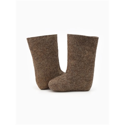 Валенки женские, размер 39 (27), коричневые