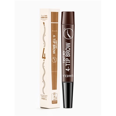 Водостойкий карандаш для бровей оттенок 02, светло коричневый, 2 г