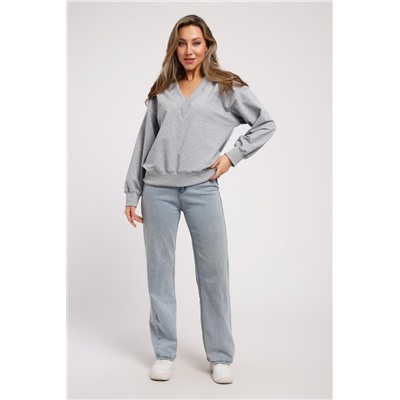 Свитшот 21064 (Серый меланж)