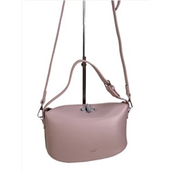 Женская сумка из искусственной кожи, цвет нежно розовый