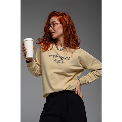 8521 Свитшот базовый женский