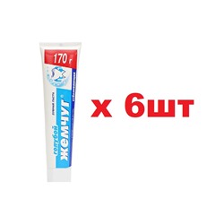 Голубой жемчуг Зубная паста 170г Отбеливающая с солью лимонной кислоты 6шт