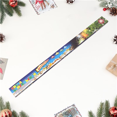 Бенгальские огни разноцветные «Цветопламенные», 4 шт., 65 см, горение 250 сек