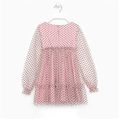 Платье сетка KAFTAN, размер 36 (134-140 см), розовый