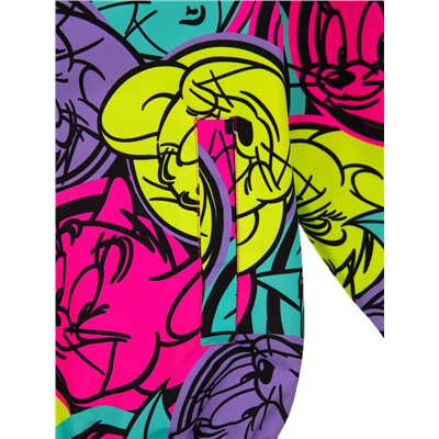 Куртка текстильная с полиуретановым покрытием для девочек (ветровка)