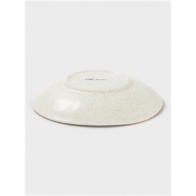 Блюдо фарфоровое сервировочное Magistro Poursephona, d=24 см, бежевый