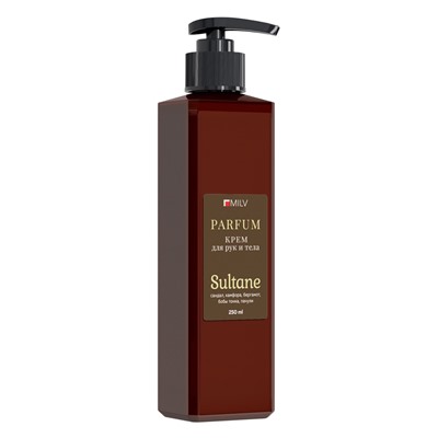 Крем для рук и тела парфюмированный MILV с пчелиным воском по мотивам LA SULTANE DE SABA, 250 мл 109