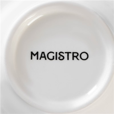 Кружка Magistro Rodos, 300 мл, фарфор, белая