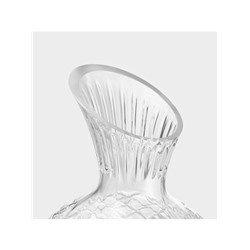 Декантер «Селекта», 1.2 л, 20×26 см, на вращающейся подставке, стекло, прозрачный