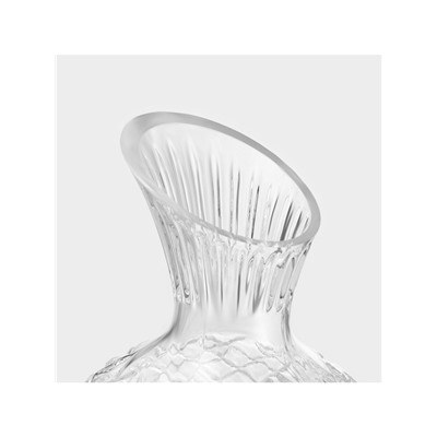 Декантер «Селекта», 1.2 л, 20×26 см, на вращающейся подставке, стекло, прозрачный