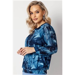 Блузка женская  3055/16/Голубой, синий