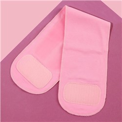 Гелевая SPA-маска для шеи, многоразовая, на липучке, 46×10 см, цвет розовый