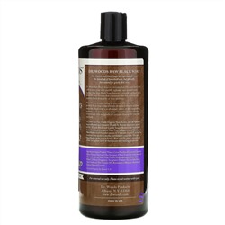 Dr. Woods, Неочищенное черное мыло, масло ши, приобретенное на основе принципов справедливой торговли, оригинальная рецептура, 946 мл