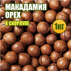Макадамия орех в скорлупе 1 кг.