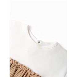 Платье для девочки «Крошка Я. Муслин», рост 80-86 см, бежевое