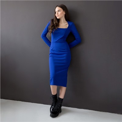 Платье миди женское MIST, размер 46, синее