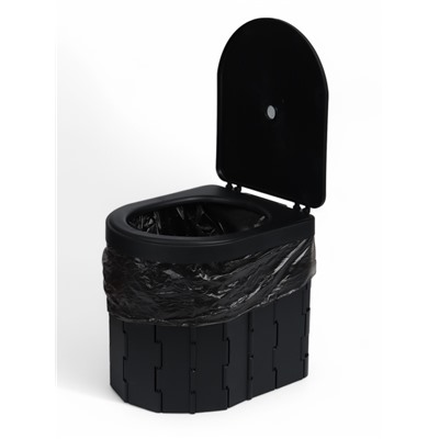 Туалет складной туристический Maclay, в комплекте 15 мешков, 12 пакетов абсорбента