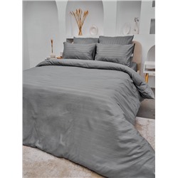 Пододеяльник Микрофибра Страйп - Светлый серый