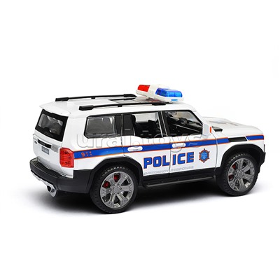 Машина "Полицейский внедорожник" (свет, звук, дым) в коробке