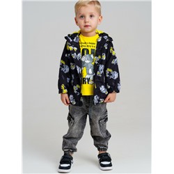 Куртка детская текстильная с полиуретановым покрытием для мальчиков (ветровка)