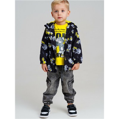 Куртка детская текстильная с полиуретановым покрытием для мальчиков (ветровка)