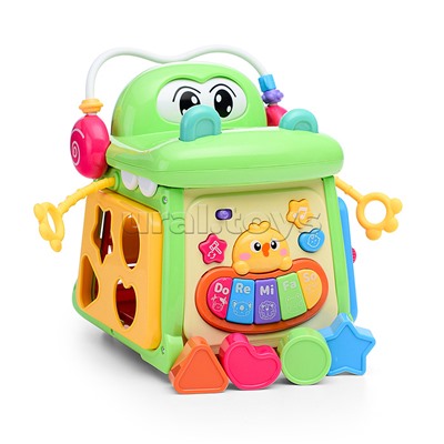 Куб развивающий "Весёлый крокодильчик" в коробке