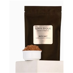 Соль для ванны, 300 г, аромат сандала и ванили, LA POETIQUE