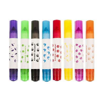 Фломастеры 8цв со штампами ФШКМ-08 Каляка-Маляка