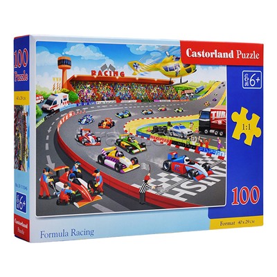 Пазлы 100 "Формула-гонки"
