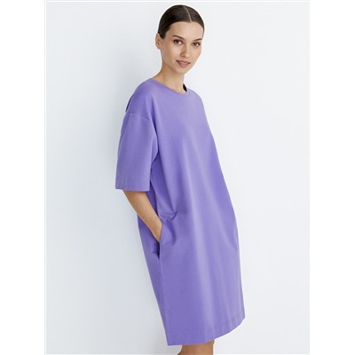 Omsa Платье OmD 3741С Платье-туника женское OVERSIZE кор/рук, CO+EL