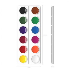 Краски акварельные  12цв 53447 ErichKrause