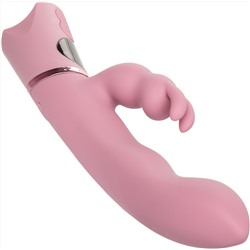 Розовый вибратор-кролик Orgasmatron Digital G-Bunny - 22,2 см.
