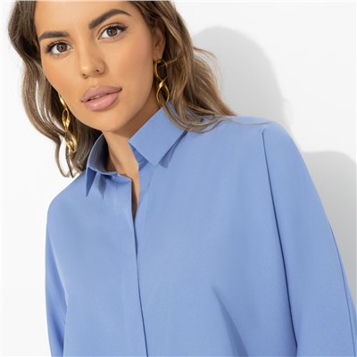 Блуза , носи её каждый день, Твой личный тренд (голубая)