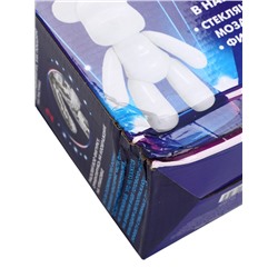 УЦЕНКА Декор фигурки зеркальной мозаикой «Медведь», серебро