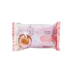 MEDIBEAU Косметическое пилинг-мыло для лица и тела с коллагеном / Collagen Peeling Soap, 150 г