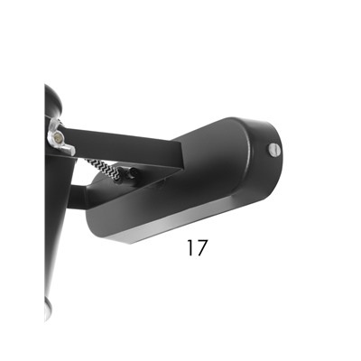 Спот 50174/1, 1хE27, 60 Вт, чёрный