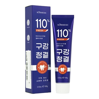 Зубная паста KORMESIC для свежести дыхания, 100 г
