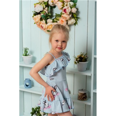 Сарафан 5113 детский (Голубой)