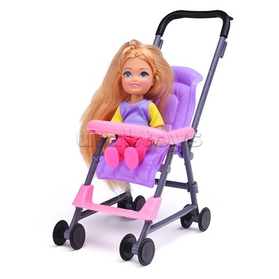 Кукла София беременная 29 см, с Алексом, дочкой (с акс., руки и ноги сгиб.)