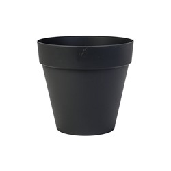 УЦЕНКА Кашпо со вставкой 10л d28см h26,2см "Tarragon", цвет серый